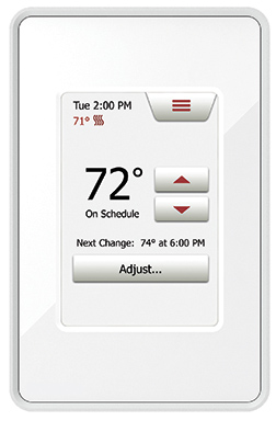 Radiant floor heating thermostat.